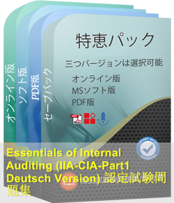 IIA-CIA-Part1 Deutsch 問題集